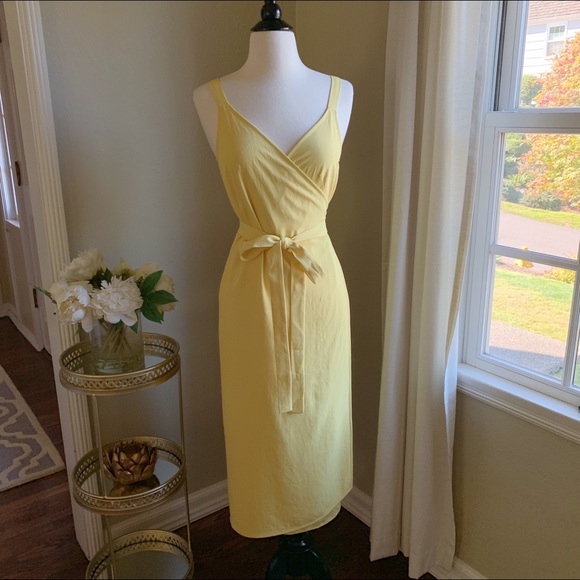 everlane tank wrap dress